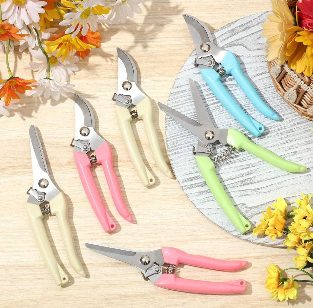 Garden Colored Cut Flower Clipper Snips Shears