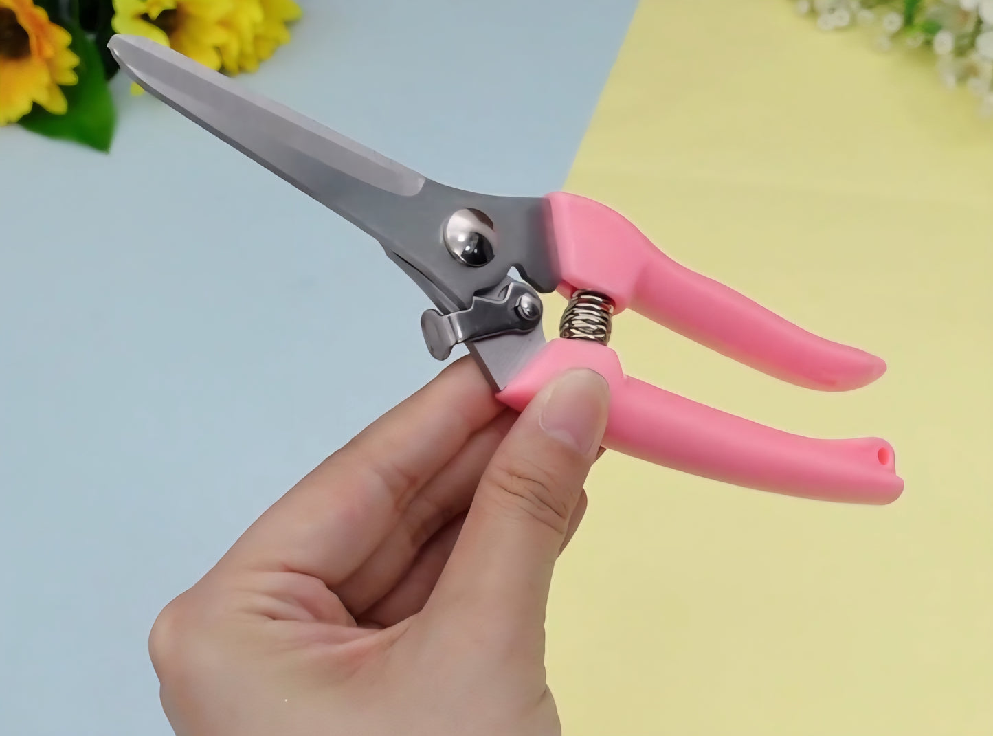 Garden Colored Cut Flower Clipper Snips Shears