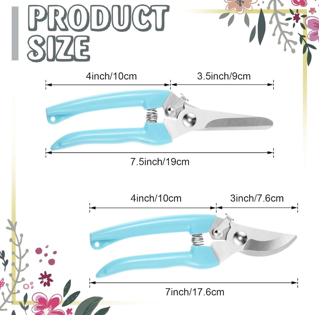 Garden Colored Cut Flower Clipper Snips Shears
