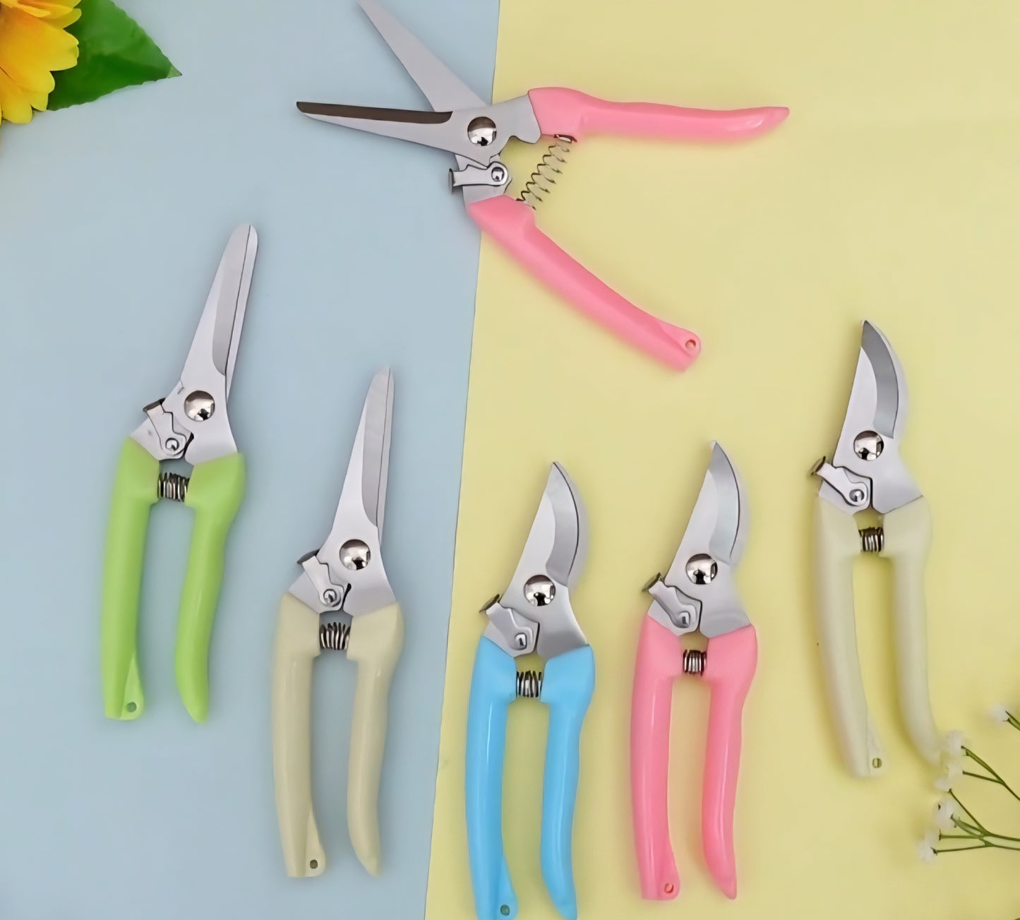 Garden Colored Cut Flower Clipper Snips Shears